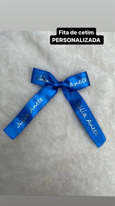 Fita de Cetim personalizada  - Foto 3