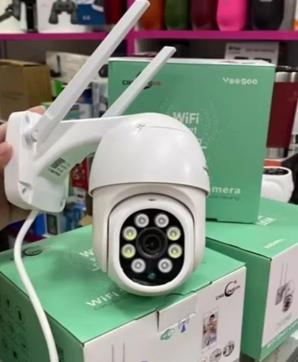 Câmera de segurança smart Wi-Fi giratória 360° sem fio segurança