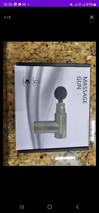 Massageador Elétrico Profissional Pistola Muscular Massagem <br>