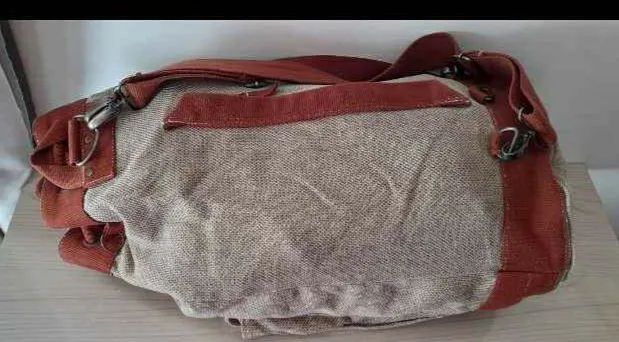 Mochila de Lona Marrom Olímpicos  - Foto 2