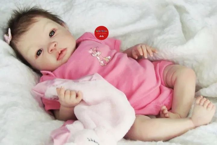 BEBÊ REBORN MENINA SUPER REALISTA ATÉ 12X SEM JUROS - Foto 4