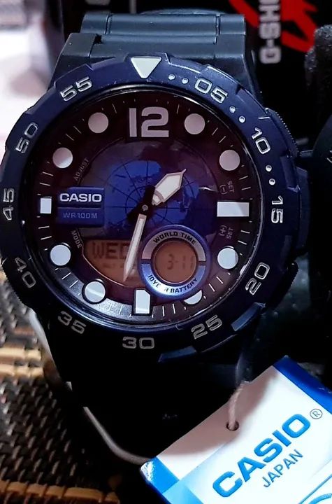 Relógio CASIO Anadigi AEQ-100W-2AVDF - Foto 3