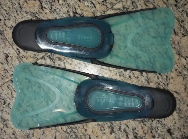 Nadadeira Para Apneia Mergulho Livre Subea Decathlon - Foto 3