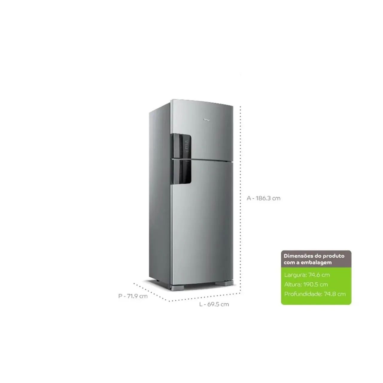 Consul Frost Free Inox 451L Nova CRM56FK - Foto 5