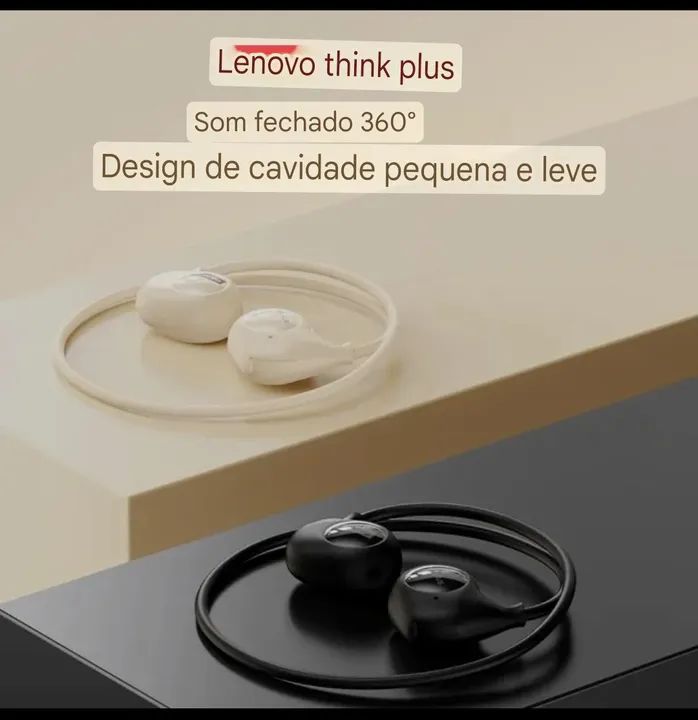 Fone de ouvido condução óssea Lenovo - Foto 5