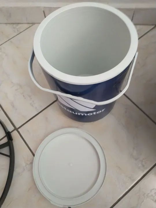 Cooler azul e branco  - Foto 2