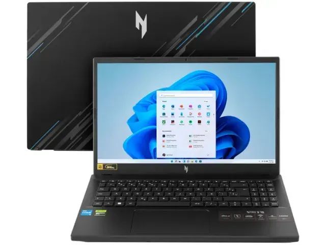 Notebook Gamer Acer Nitro Intel Core i5 8GB 512GB 15,6" 144Hz IPS RTX 2050 Windows 11 ANV1