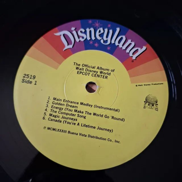 LP/Disco de Vinil Walt Disney World - The Official Album Of The Epcot Center (1983) - Foto 6