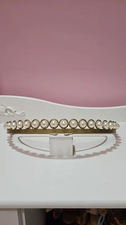 Dossel de parede com Pérolas para mosquiteiro de bebê.  - Foto 6