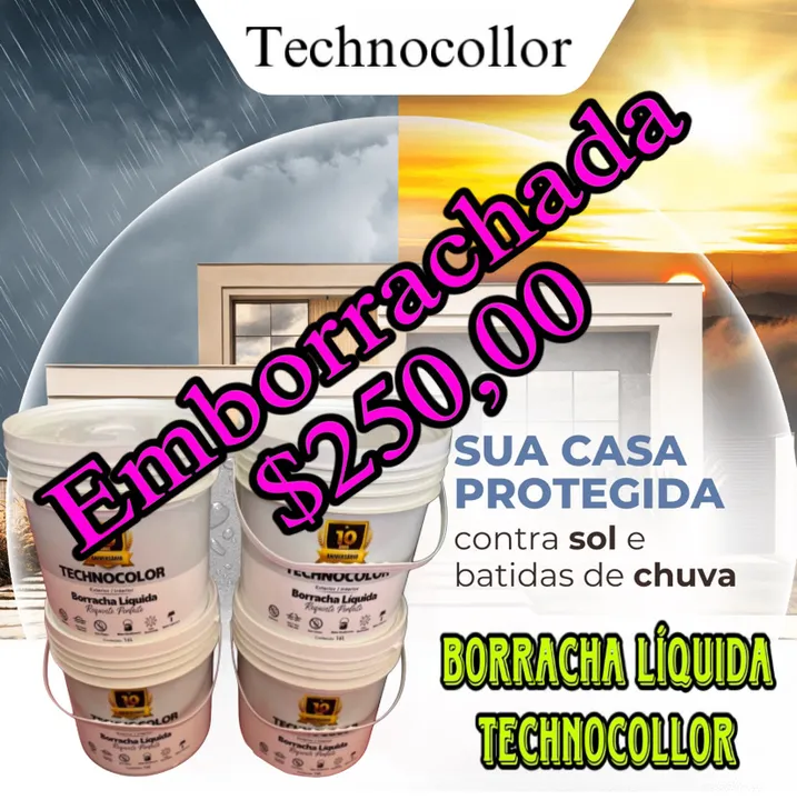 Borracha Líquida Technocollor - Sua casa protegida!