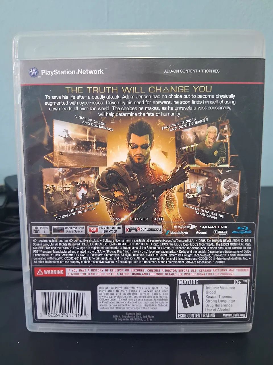Deus Ex: Human Revolution - PS3 completo - Foto 3