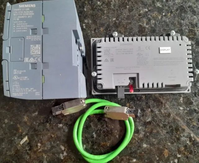 PLC e IHM Siemens - CPU 1215C e IHM Siemens KP300 Basic mono PN - Foto 2