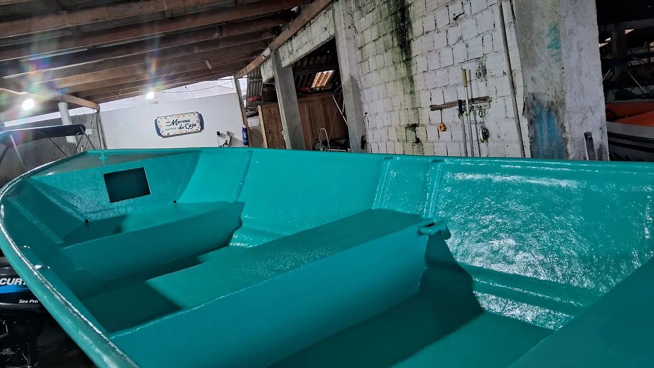 Voadeira fibra borda alta 40hp yamaha  - Foto 9