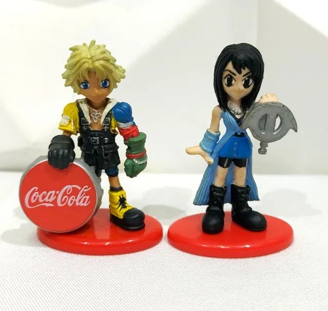Miniatura Bonecos Jogo Final Fantasy X Viii Coca-cola - Tidus e
