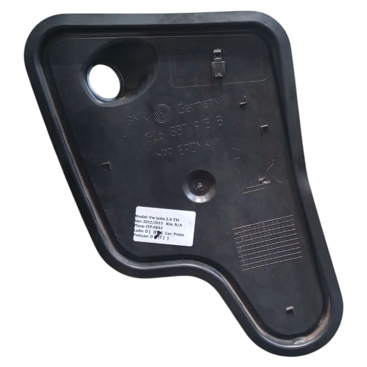 Moldura interna Dianteira Esquerda Vw Jetta 2014 5c6837915b