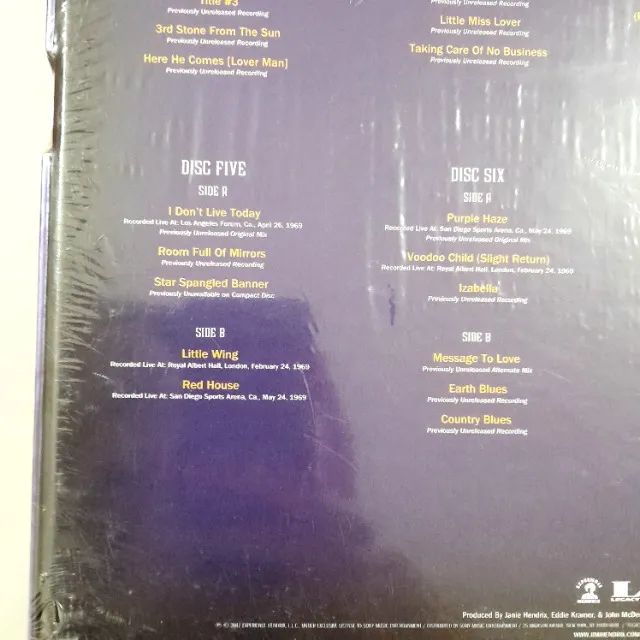 Vinil The Jimi Hendrix Experience - Box Com 8 LPs De 180g - Foto 4