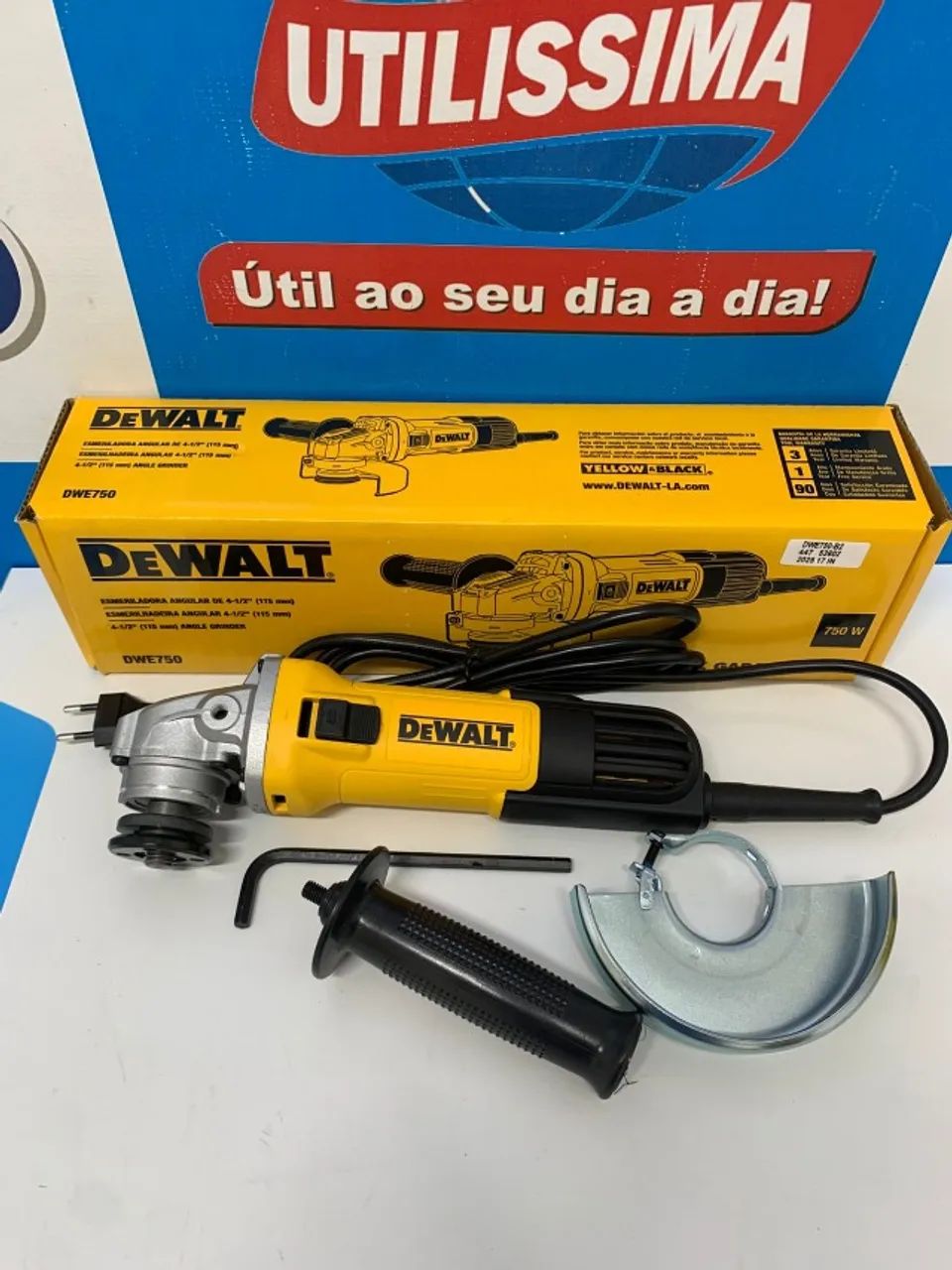 Esmerilhadeira 4.1/2" DeWalt Ultra 750W 127V 2