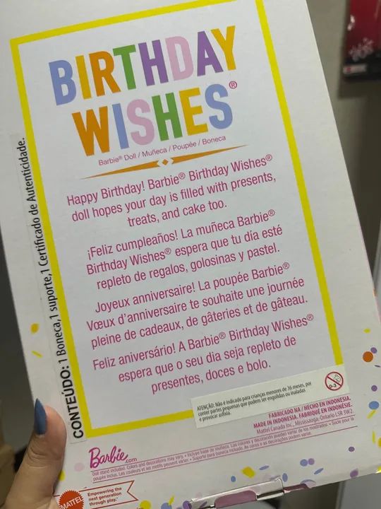 Boneca Barbie Signature - Edição Especial Aniversário - Foto 3