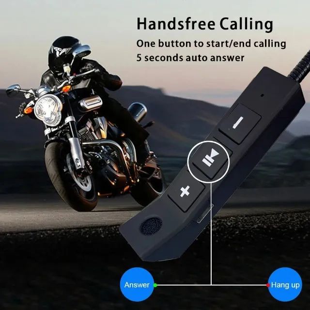 Auto Falantes de Capacete Bluetooth com Microfone, BT5.0 - Foto 4