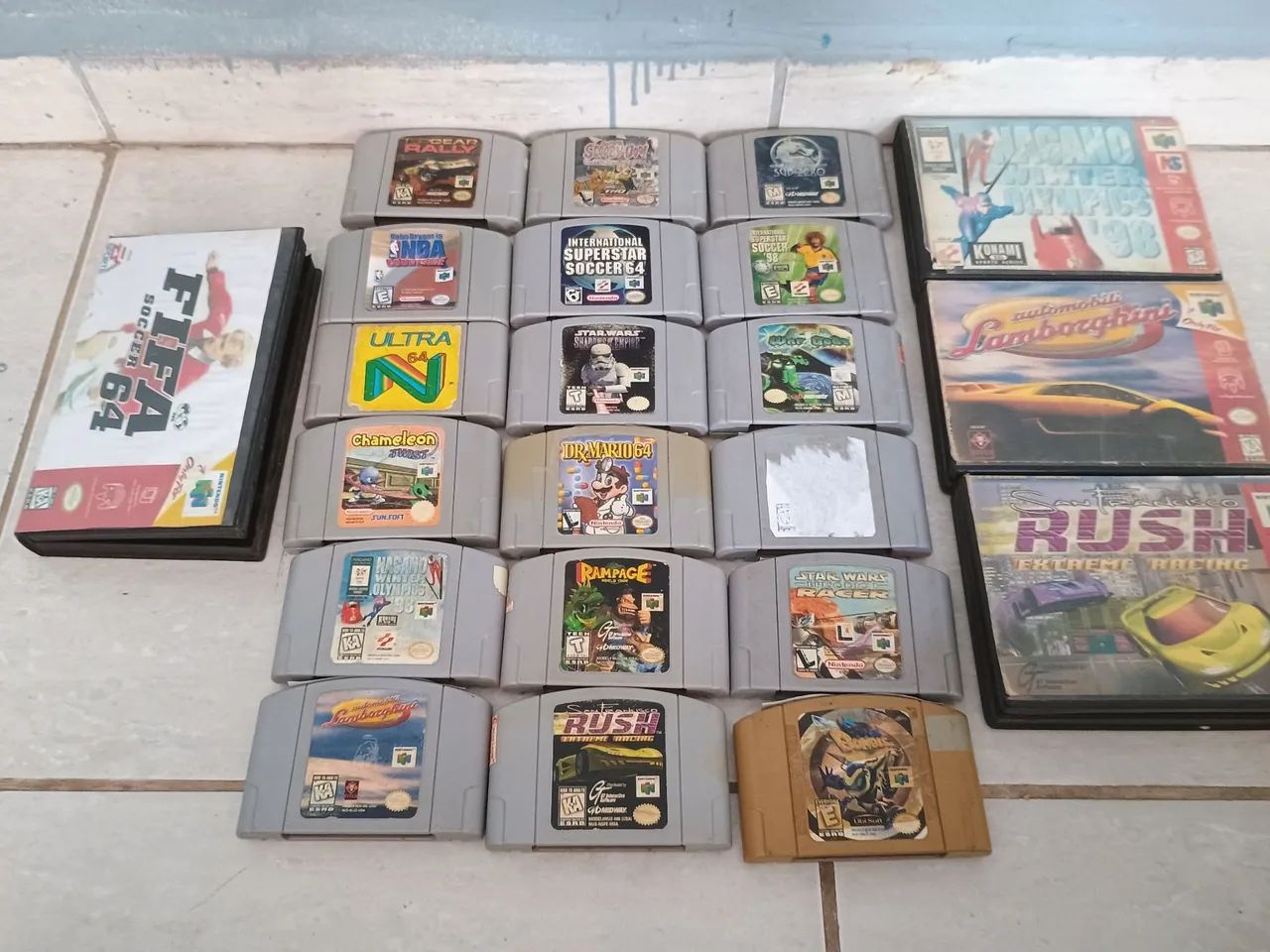 Lote de jogos Nintendo 64 - Diversos títulos
