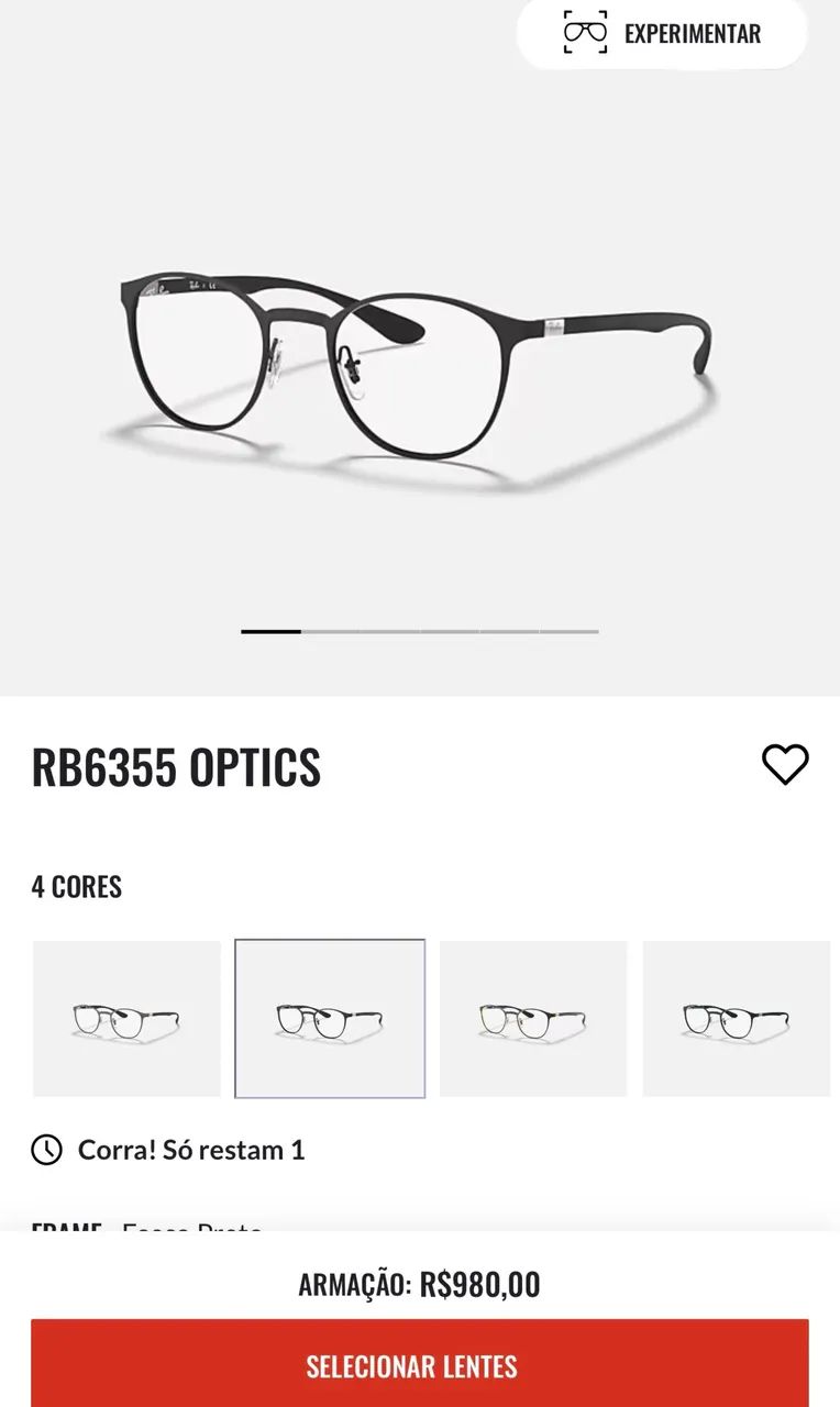Óculos Ray ban
