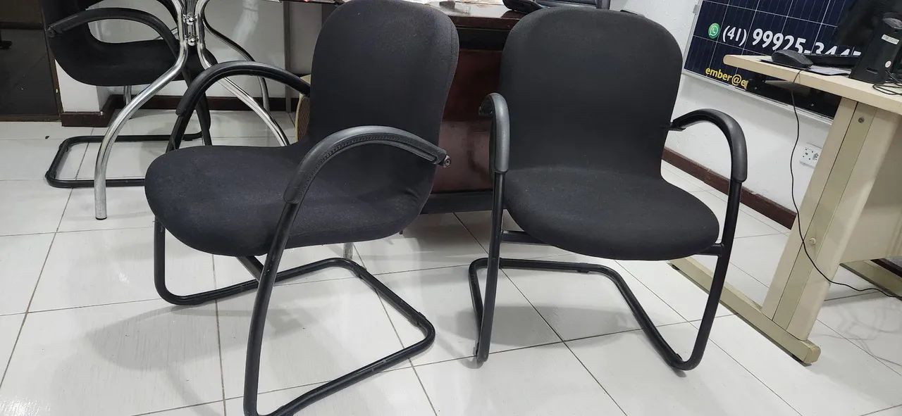 Cadeiras de escritório com braços - Foto 3