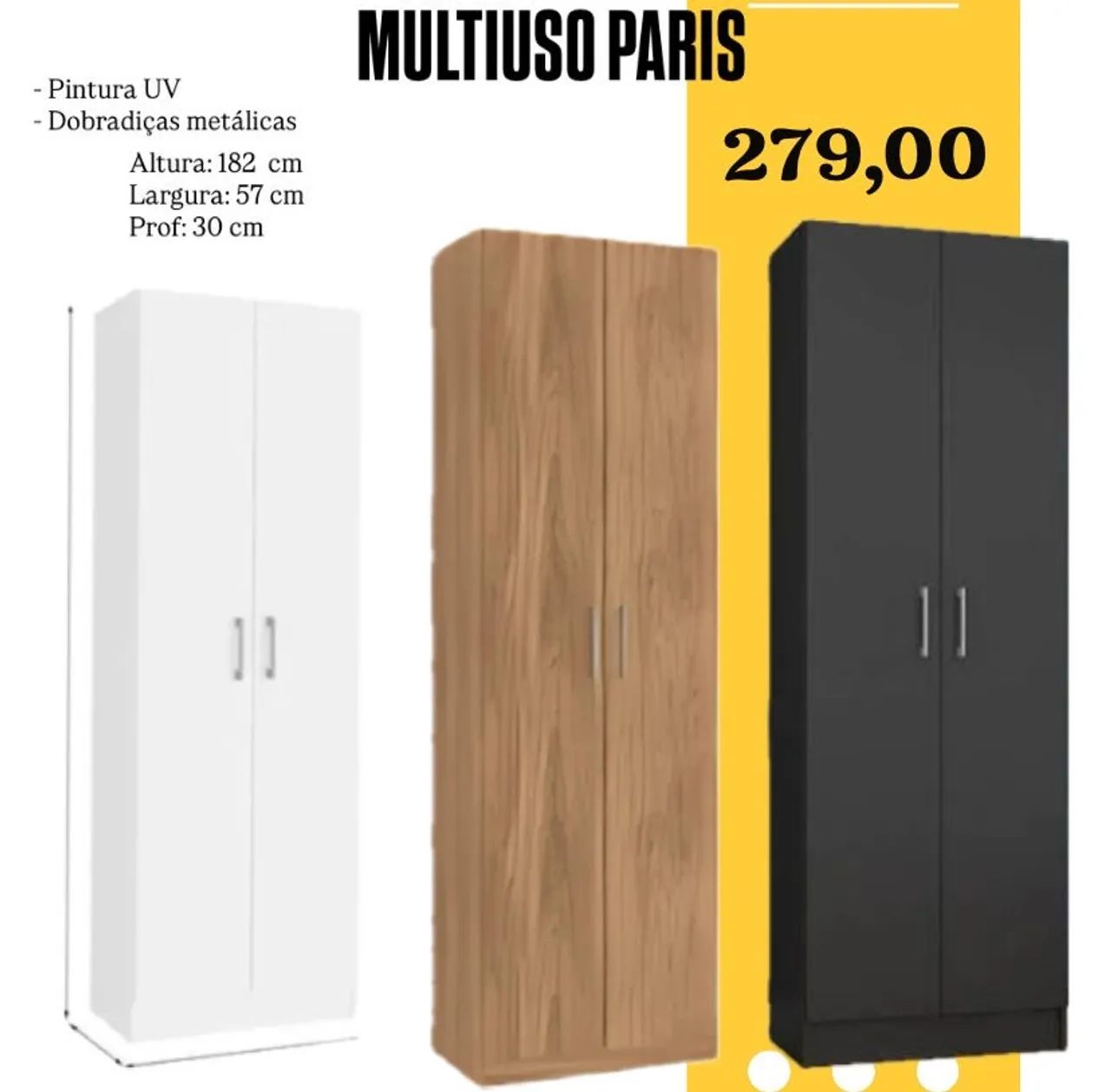 Sapateira Multiuso Paris várias cores 81339 - ENTREGA EM ATÉ 24 HORAS !!! 