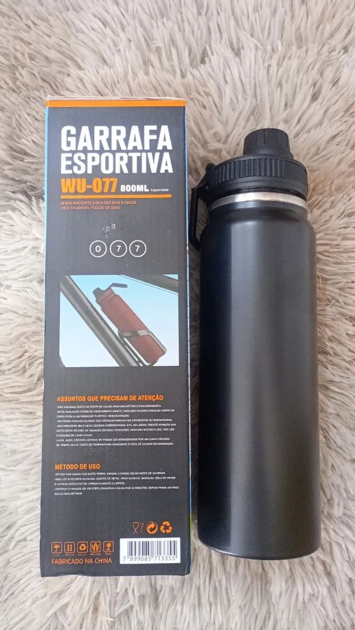 Garrafa esportiva 800 ml 