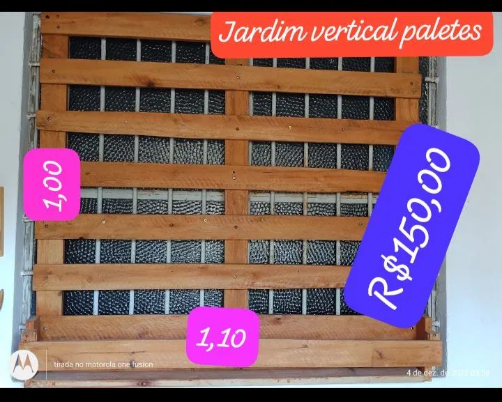Jardim vertical paletes e outros  - Foto 2