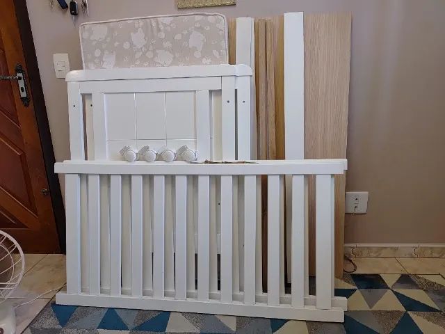 Berço Branco 1,30x1,80m - para até 6 anos - Foto 4