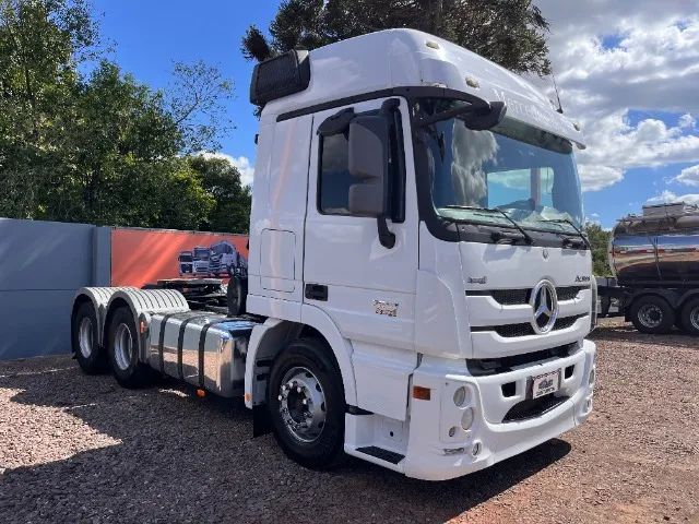 MB Mercedes-Benz Actros 2651 S 6X4 2018 Com Retarder Traçado Teto Alto Automático Revisado - Foto 2