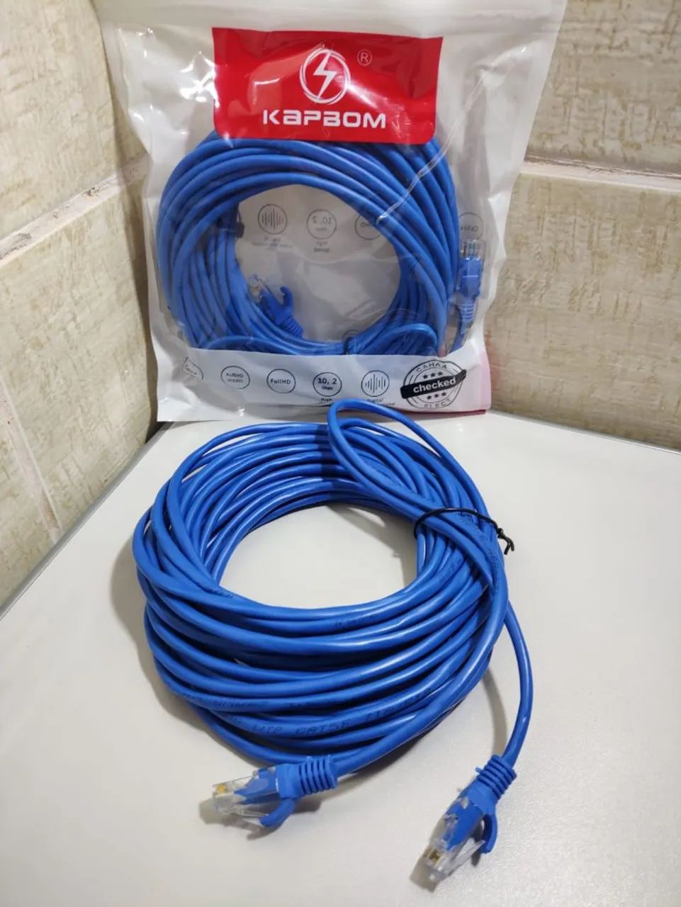 VENDO CABO DE REDE RJ45, MODELO KAP-W-10M - Foto 3