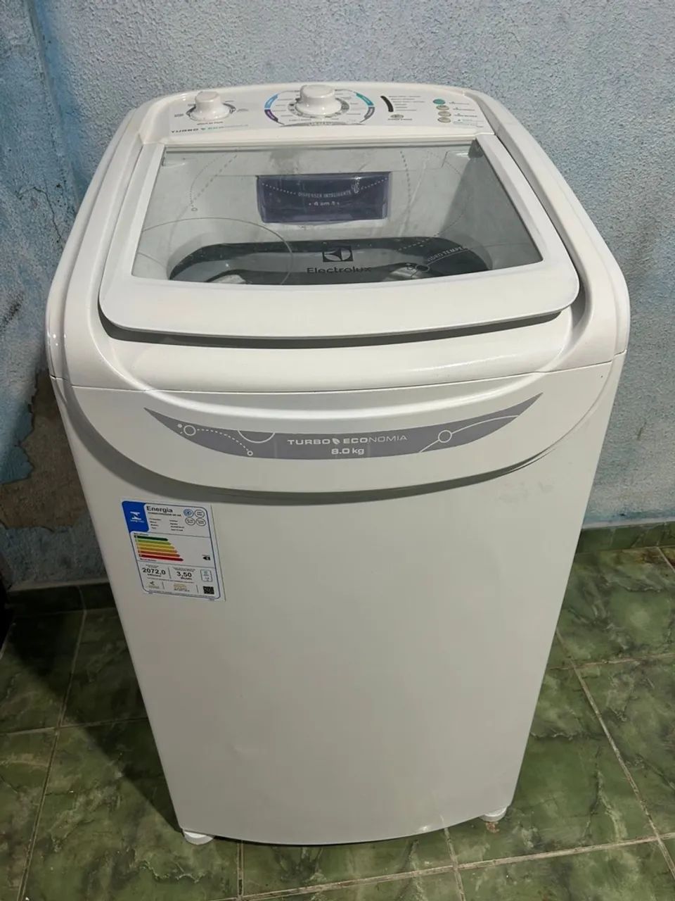 Máquina de Lavar Roupa Electrolux 8kg Turbo Econômica - Foto 2