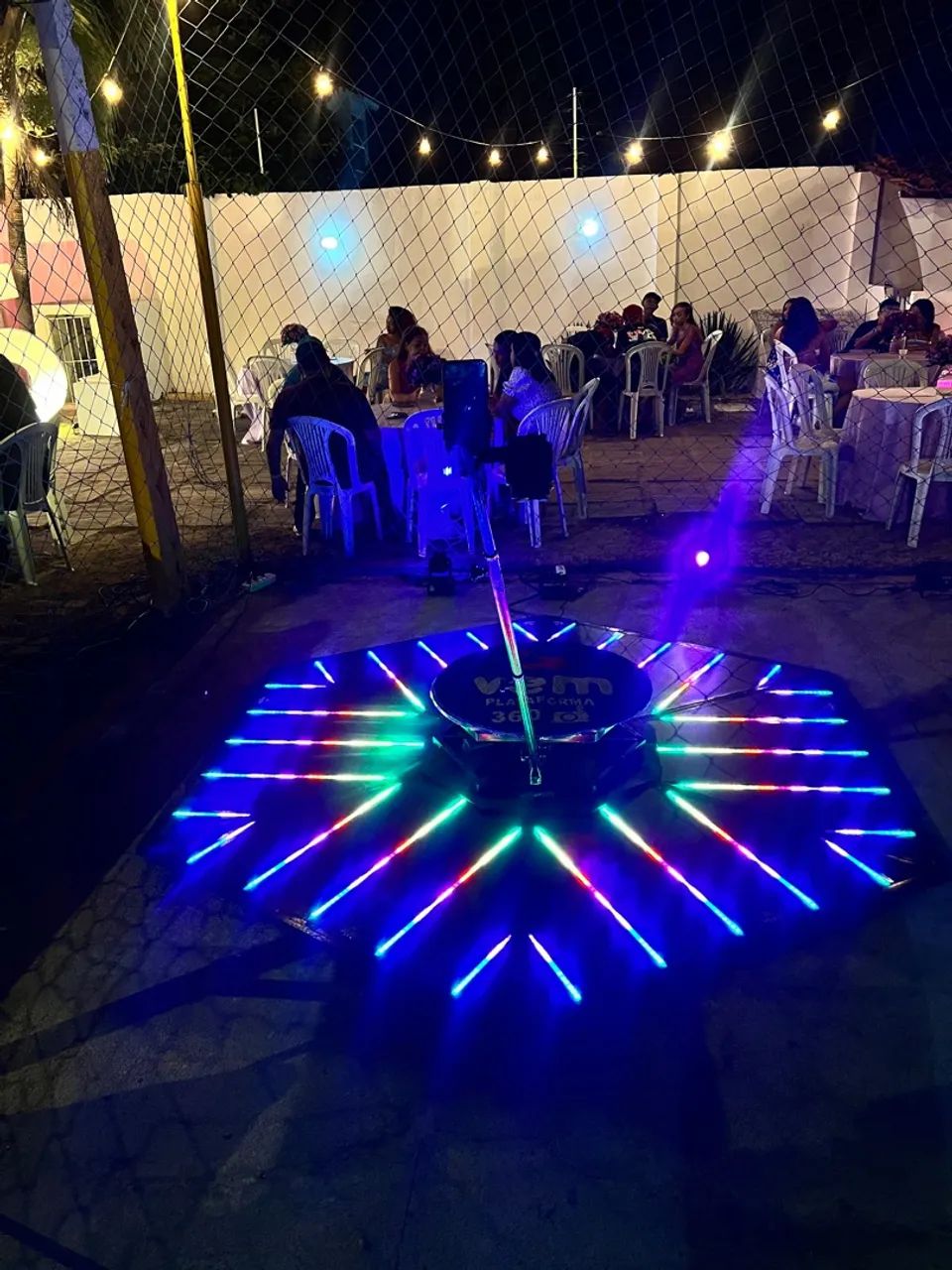 Plataforma 360 Giratória 360° para Shows e Eventos