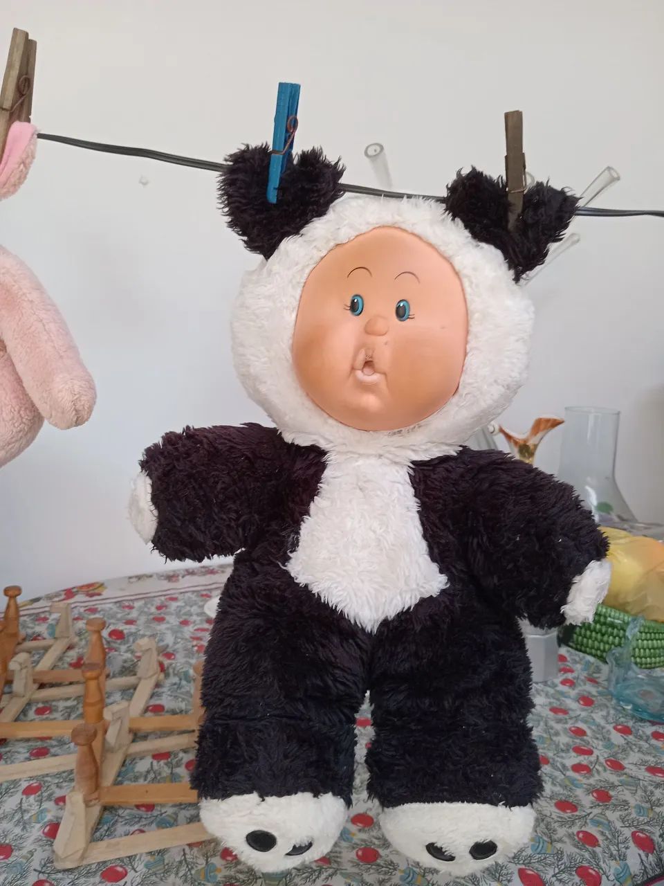 Pelúcia Urso Panda Vintage