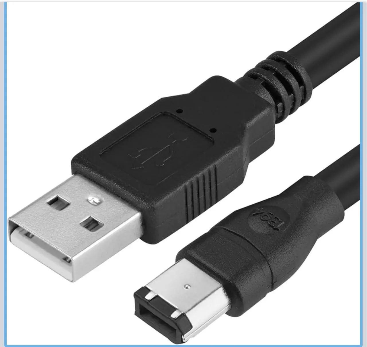 Cabo FireWire USB raro e novo 