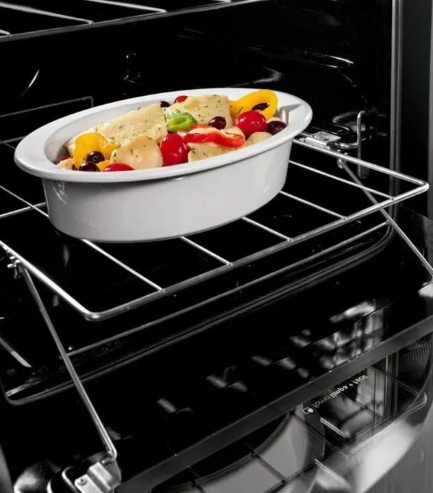 VENDO FOGÃO BARATO INOX CONSUL TAMPO DE VIDRO SEMI NOVO - Foto 5