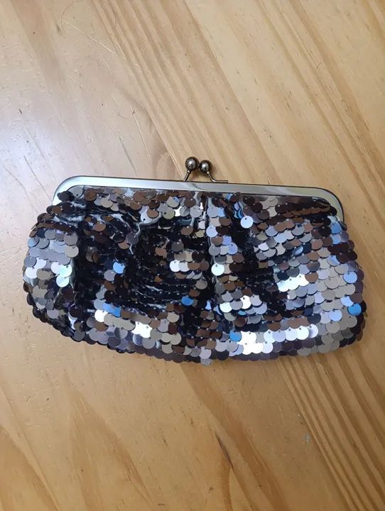 Bolsa clutch com paetês - Foto 2