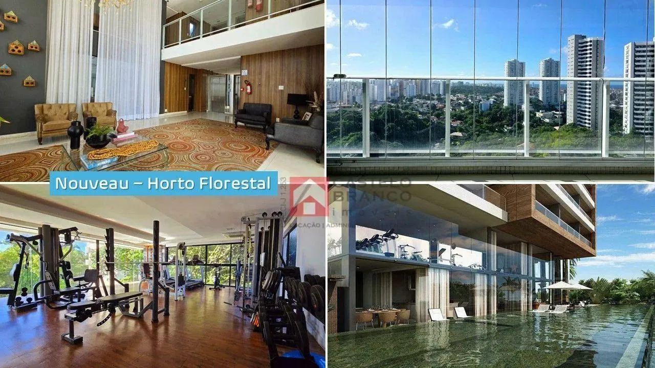 NOUVEAU  Apartamento de Quarto e Sala com Varanda e 48m², a venda por R$680.000, no Horto 