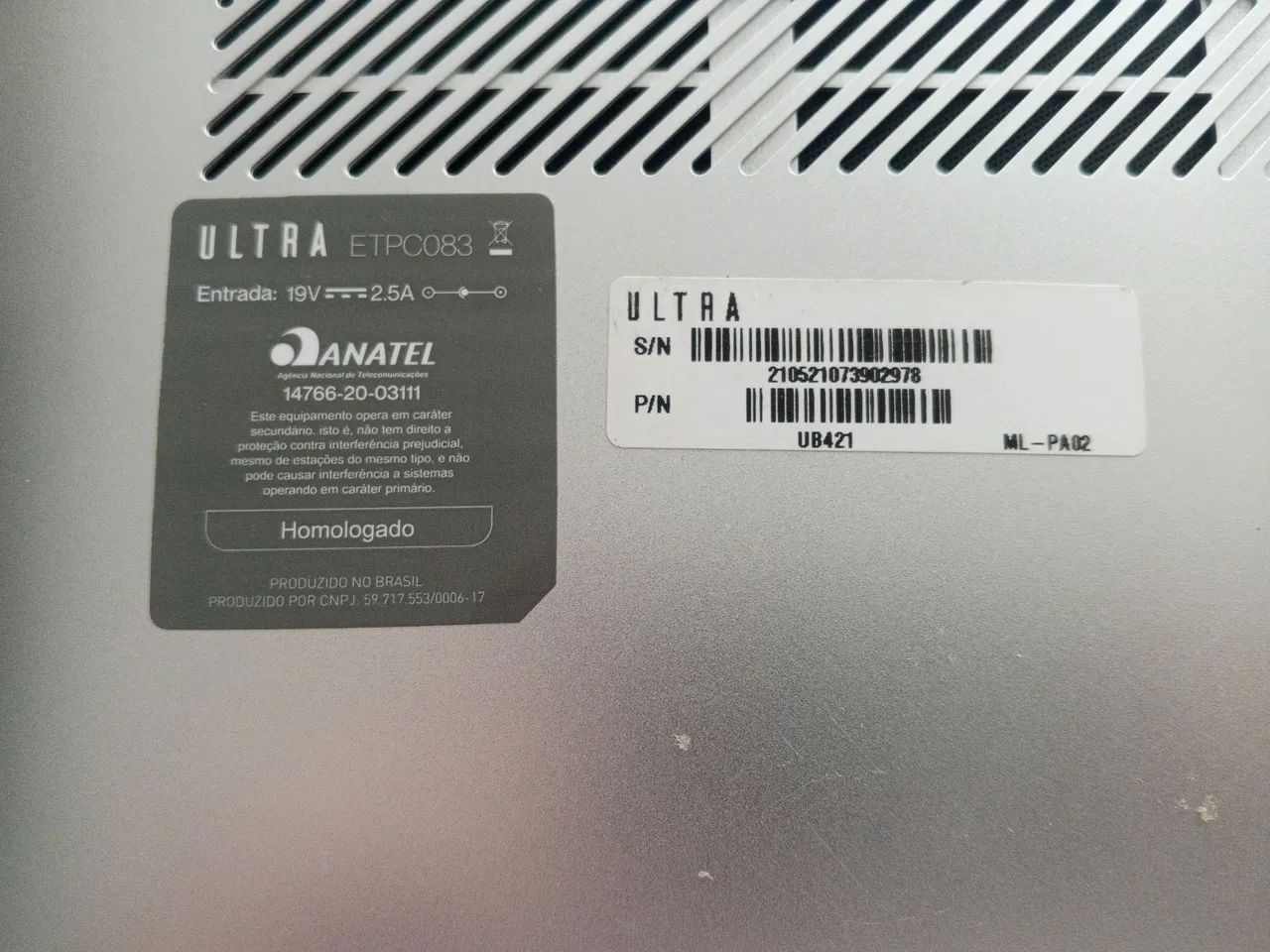 Notebook Ultra64312622173313121