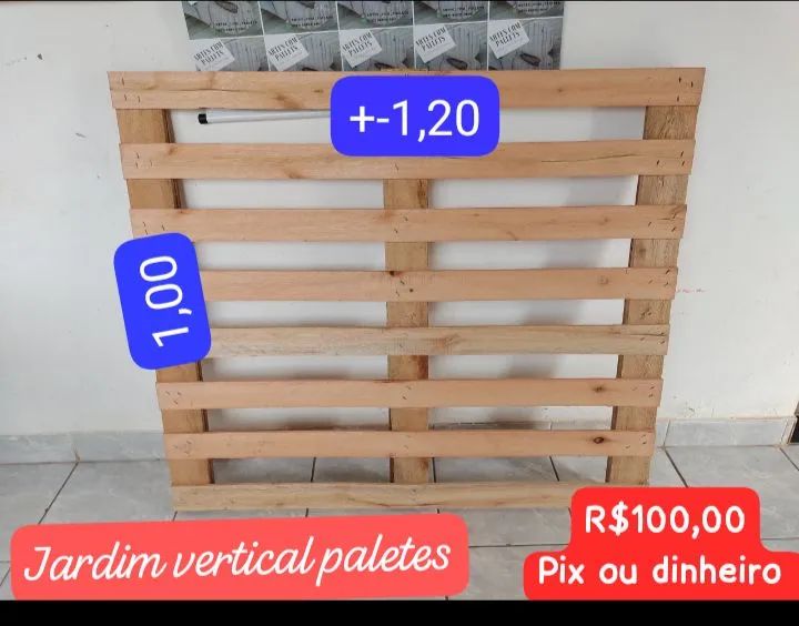 Jardim vertical paletes e outros  - Foto 3