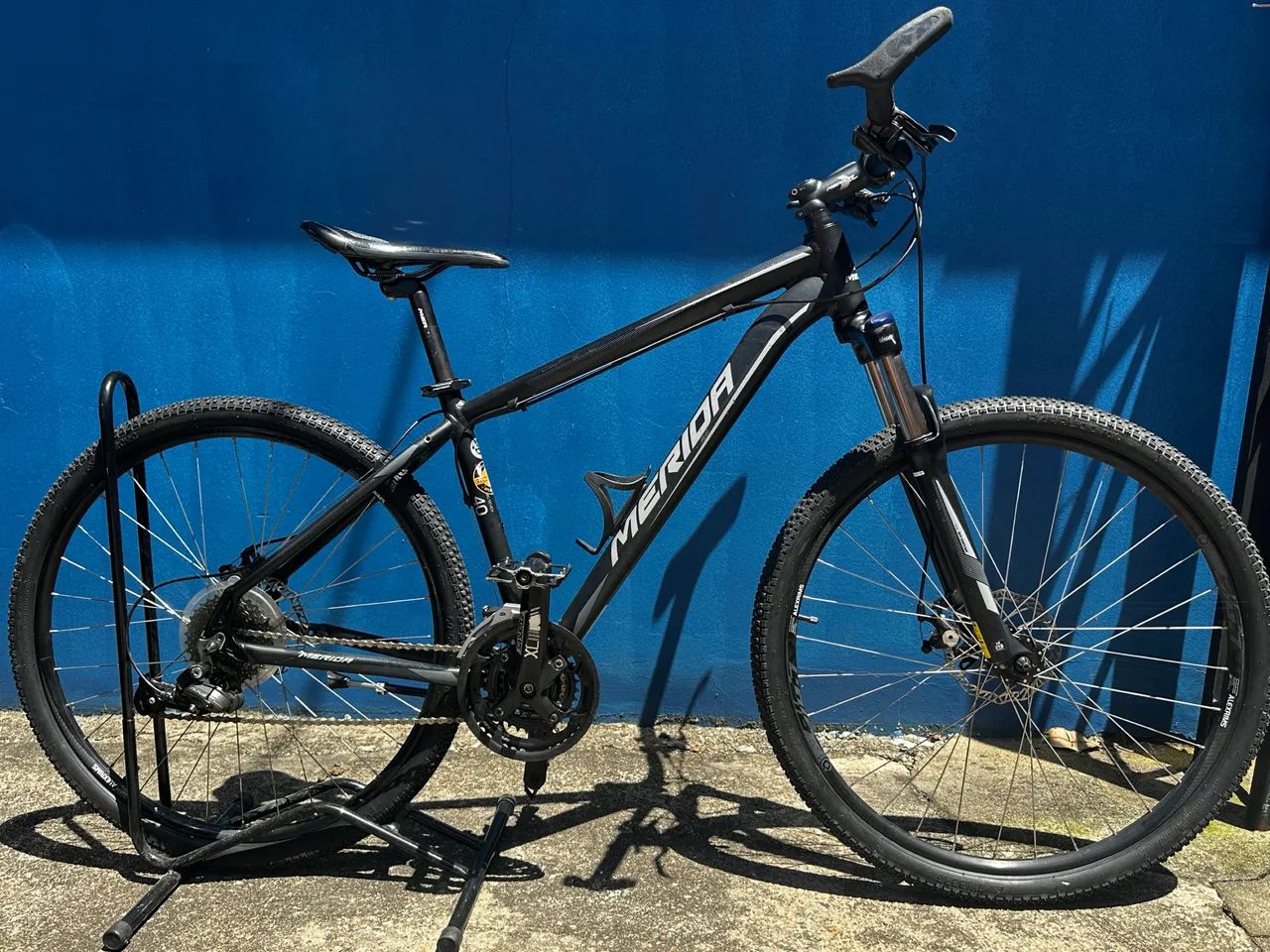Bicicleta Merida 27,5 usada, relação Shimano Altus Ciclismo