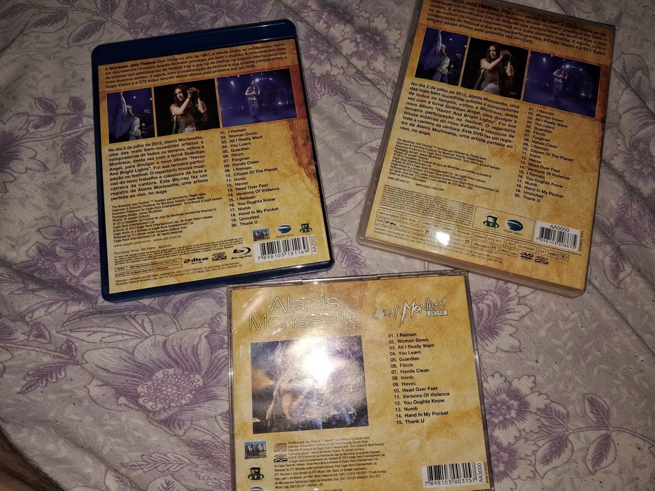 Kit Alanis Morissette Live At Montreux 2012 CD + DVD + BLU-RAY  - Foto 2