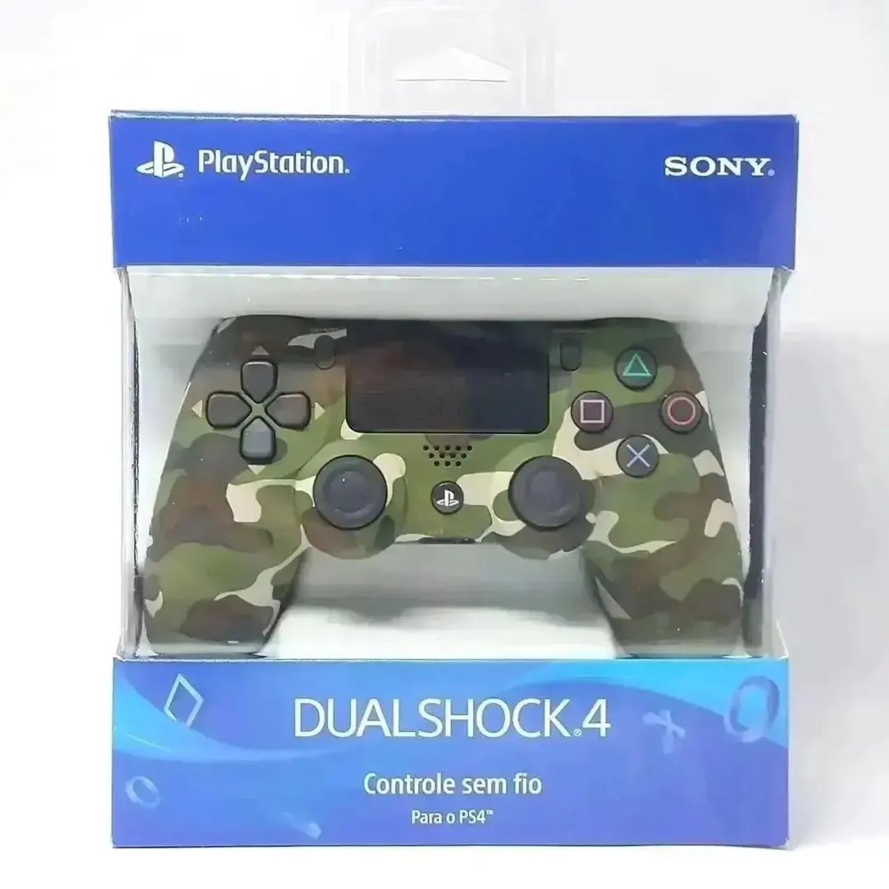 Top Controle camuflado ps4, sem fio, original Sony nota e garantia 