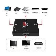 Hub hdmi 3 portas