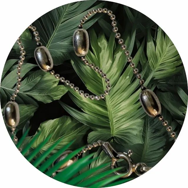 Pulseira de Prata Polida Elos bolinhas - Foto 2