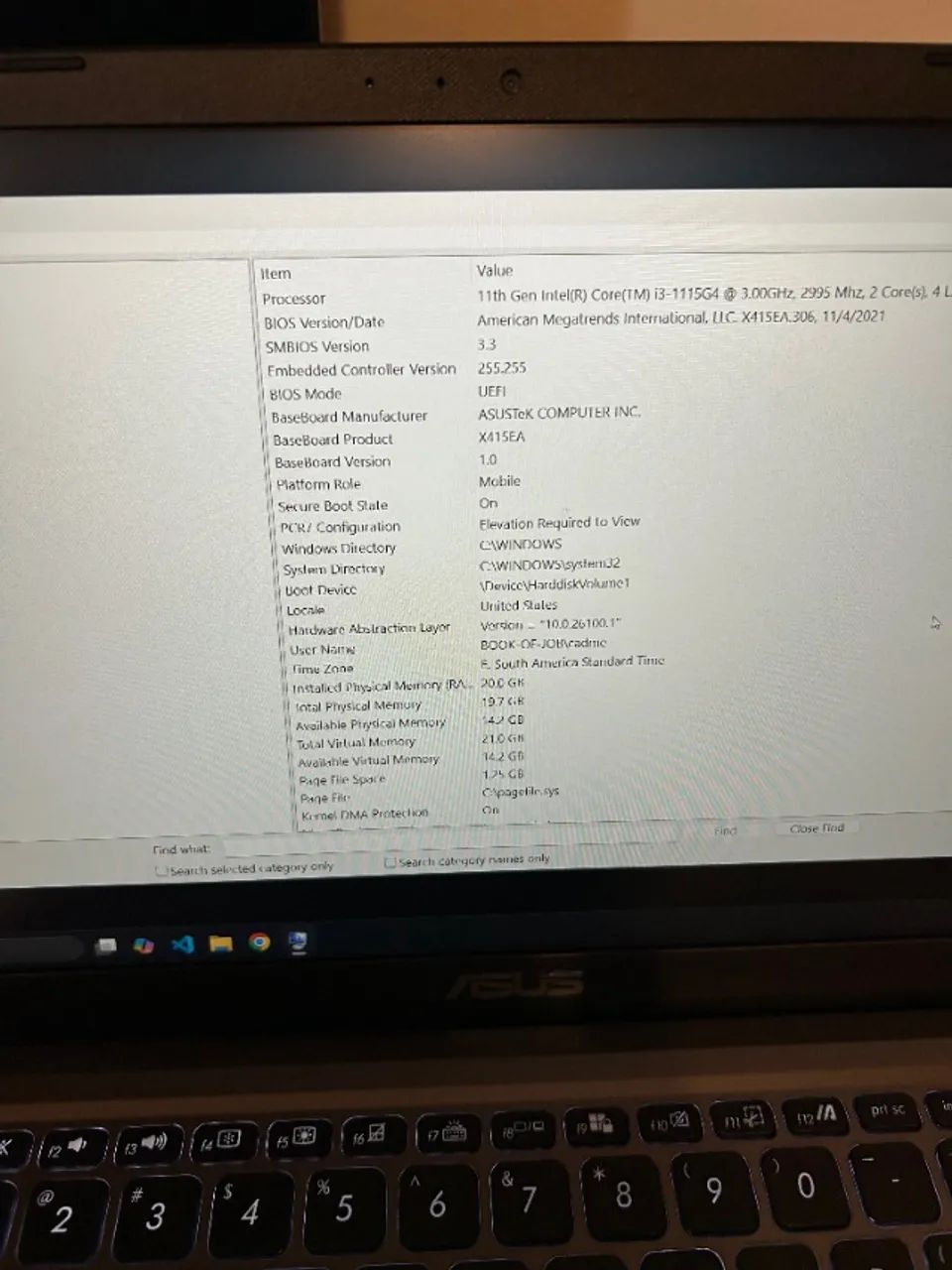Asus Vivobook de 14" fhd 1080p, Intel core i3-1115g4, 20 gb de ram, ssd 1 tb, cinza - Foto 4