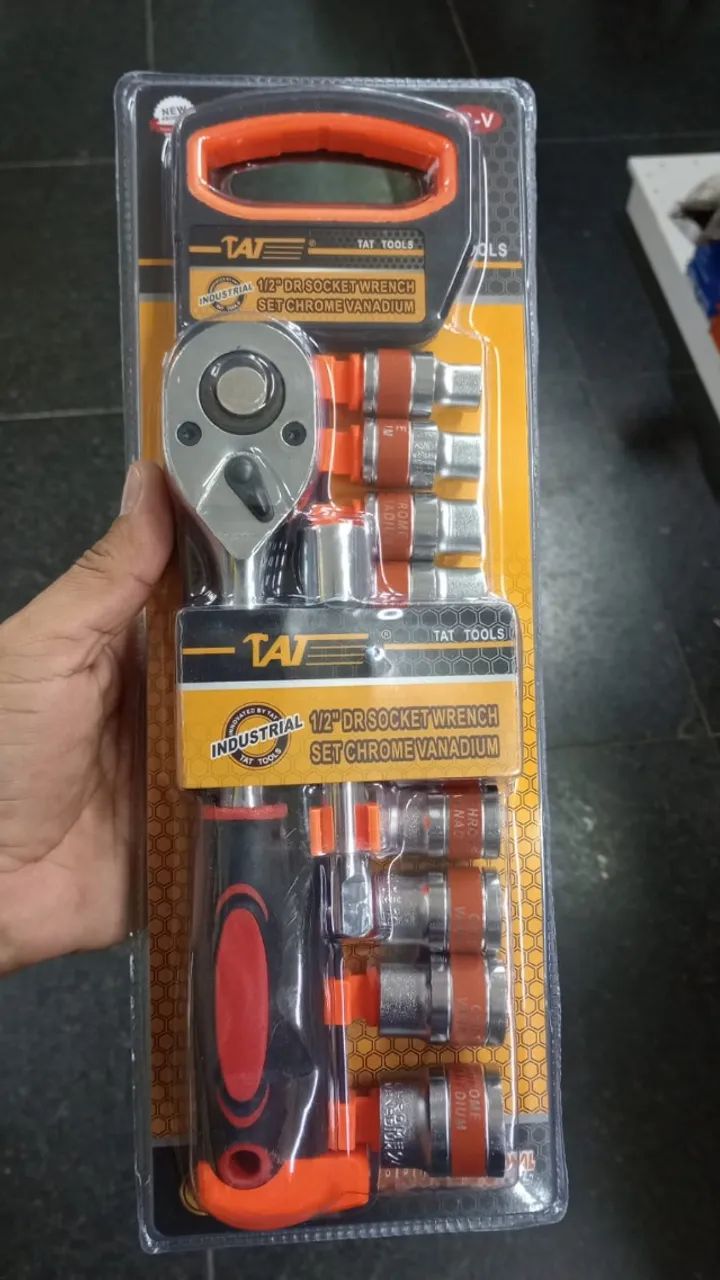 Jogo chave de catraca soquetes 12 peças64840794296195120