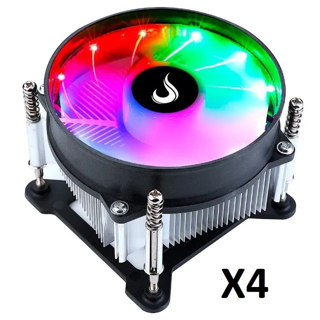 Cooler Gamer Rise Mode X4 RGB, Para Processadores 1150, 1151, 1155 e 1156 