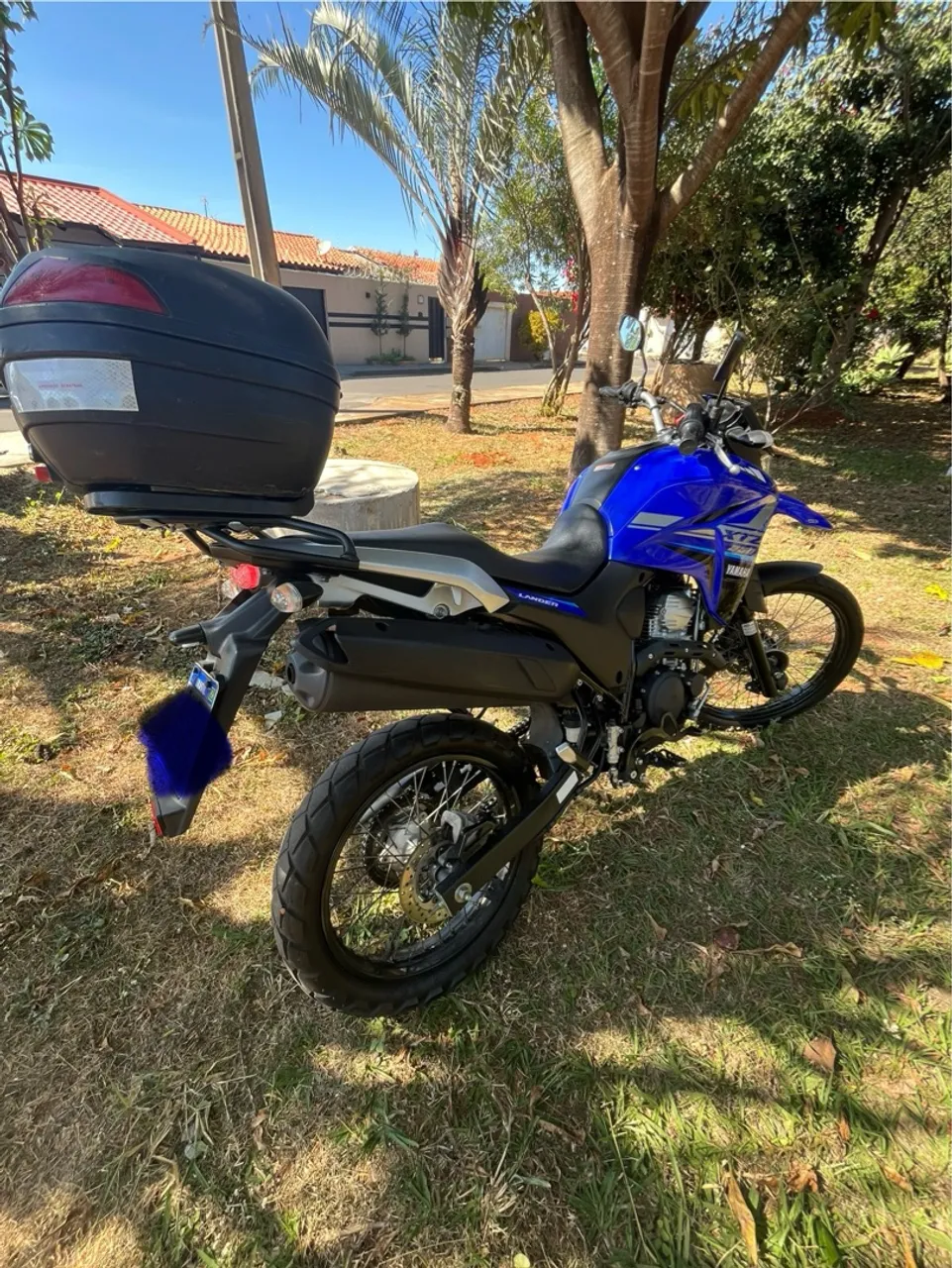 Lander 250 azul 2021 Araguari MG